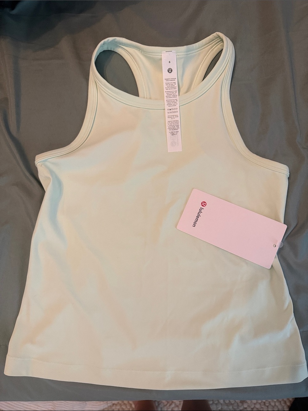 NWT Lululemon Align Tank matcha magic size 6